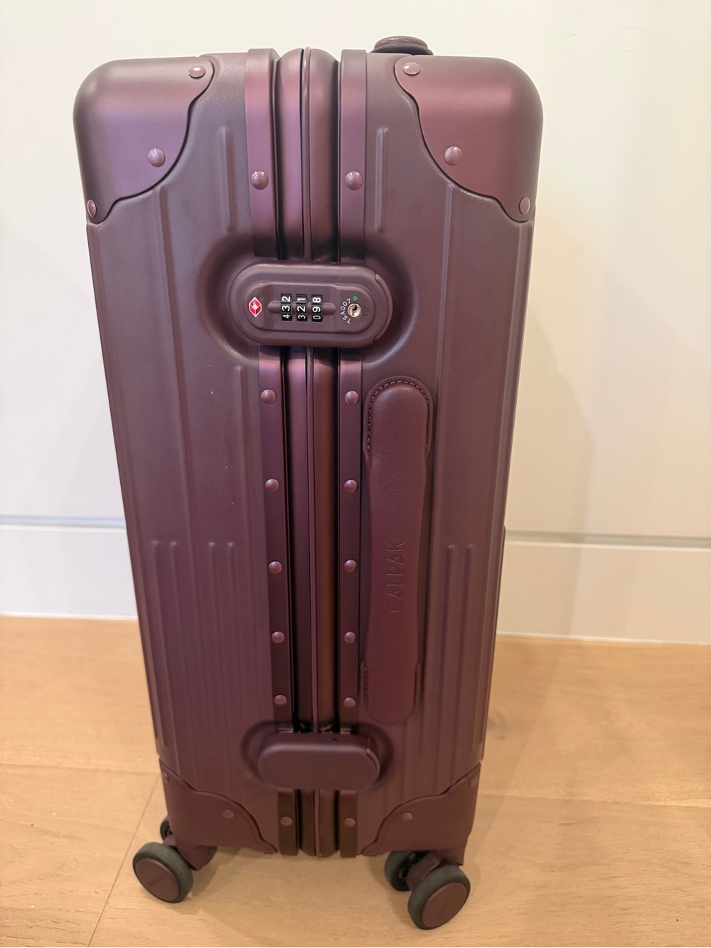 CALPAK Vault Carry On Luggage in Dark Cherry - Picture 4 of 7